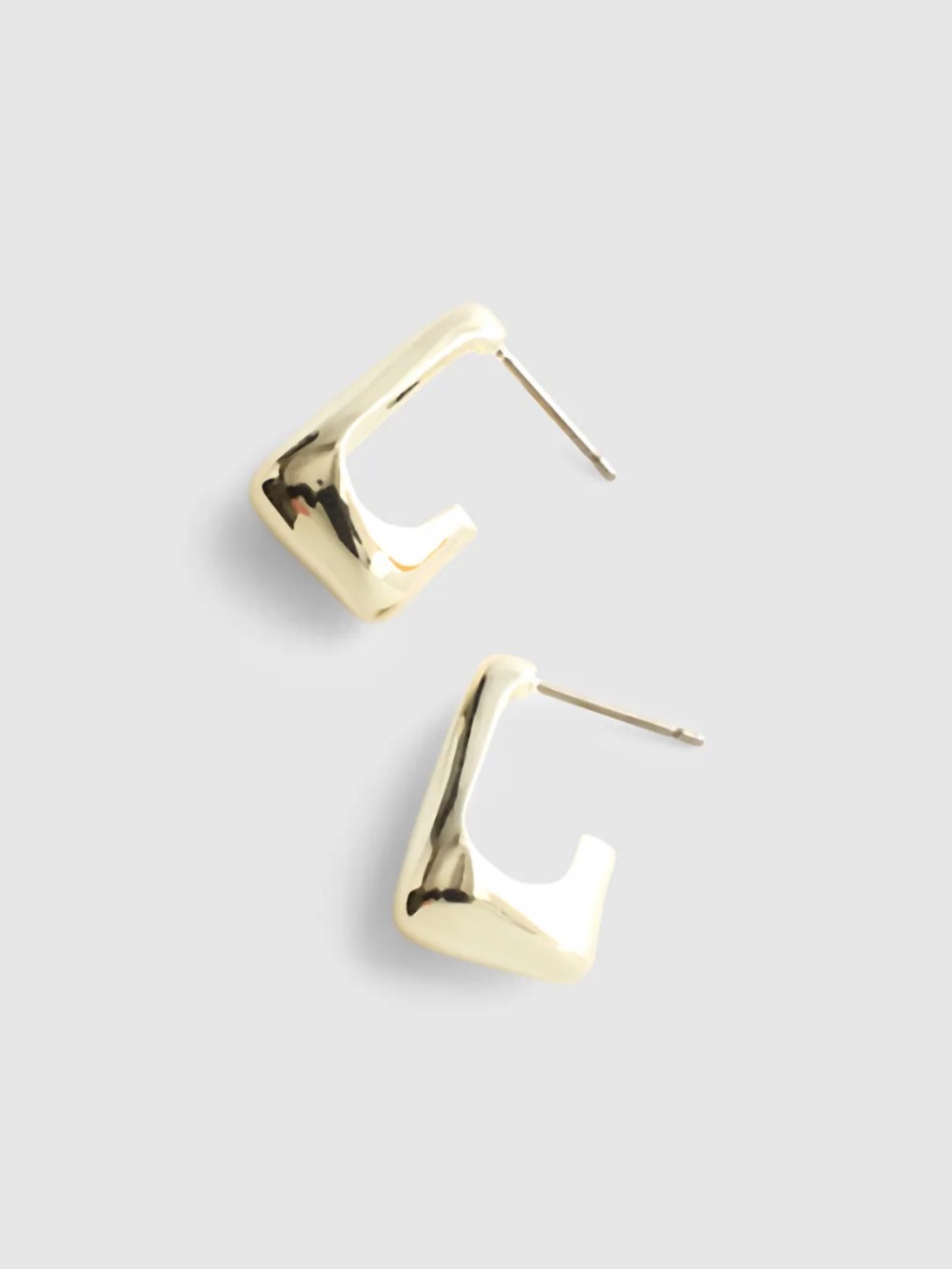 NWOT - Madewell Sculpted Teardrop Small Hoop Earrings